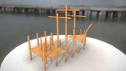 Playground Wood Ship (wip-1)