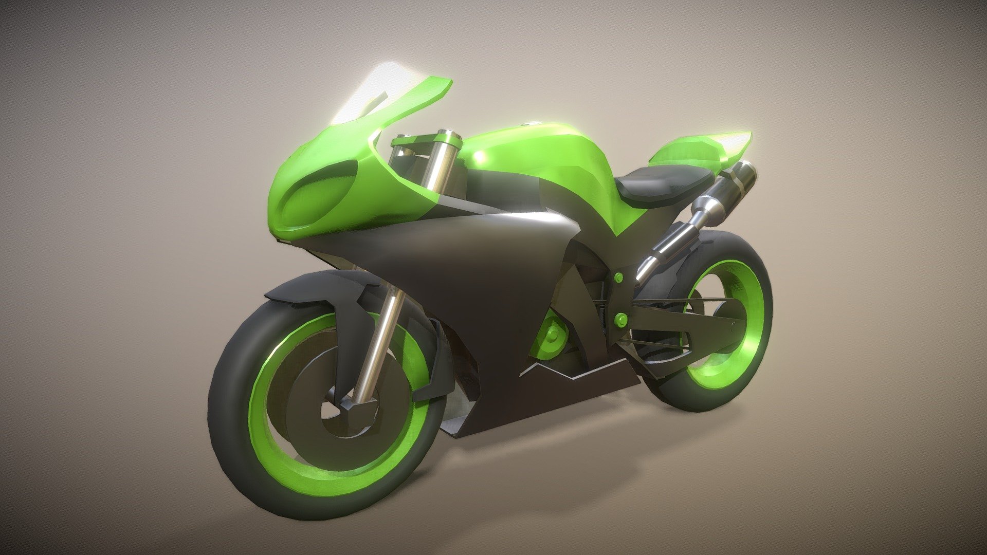 Motorrad (WIP-4) 3d model