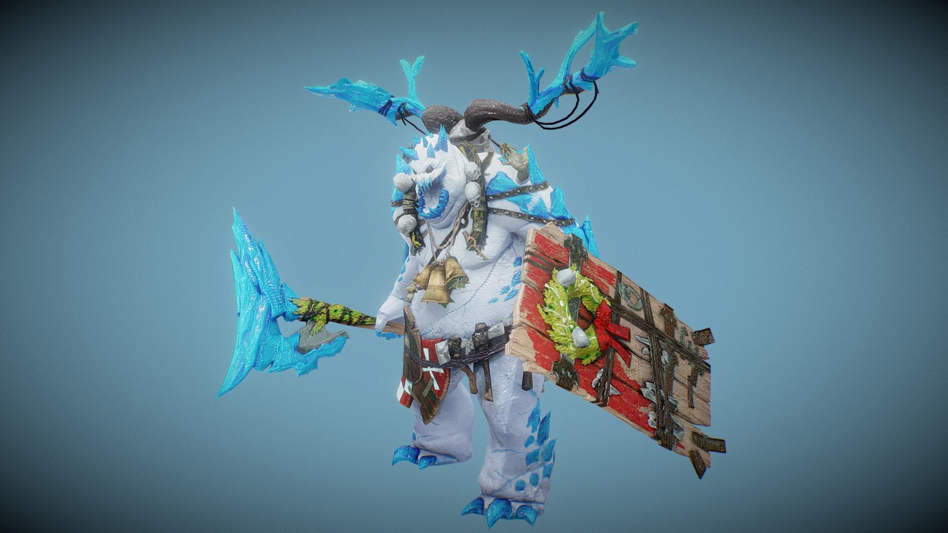 Ice Monster yeti 3d model