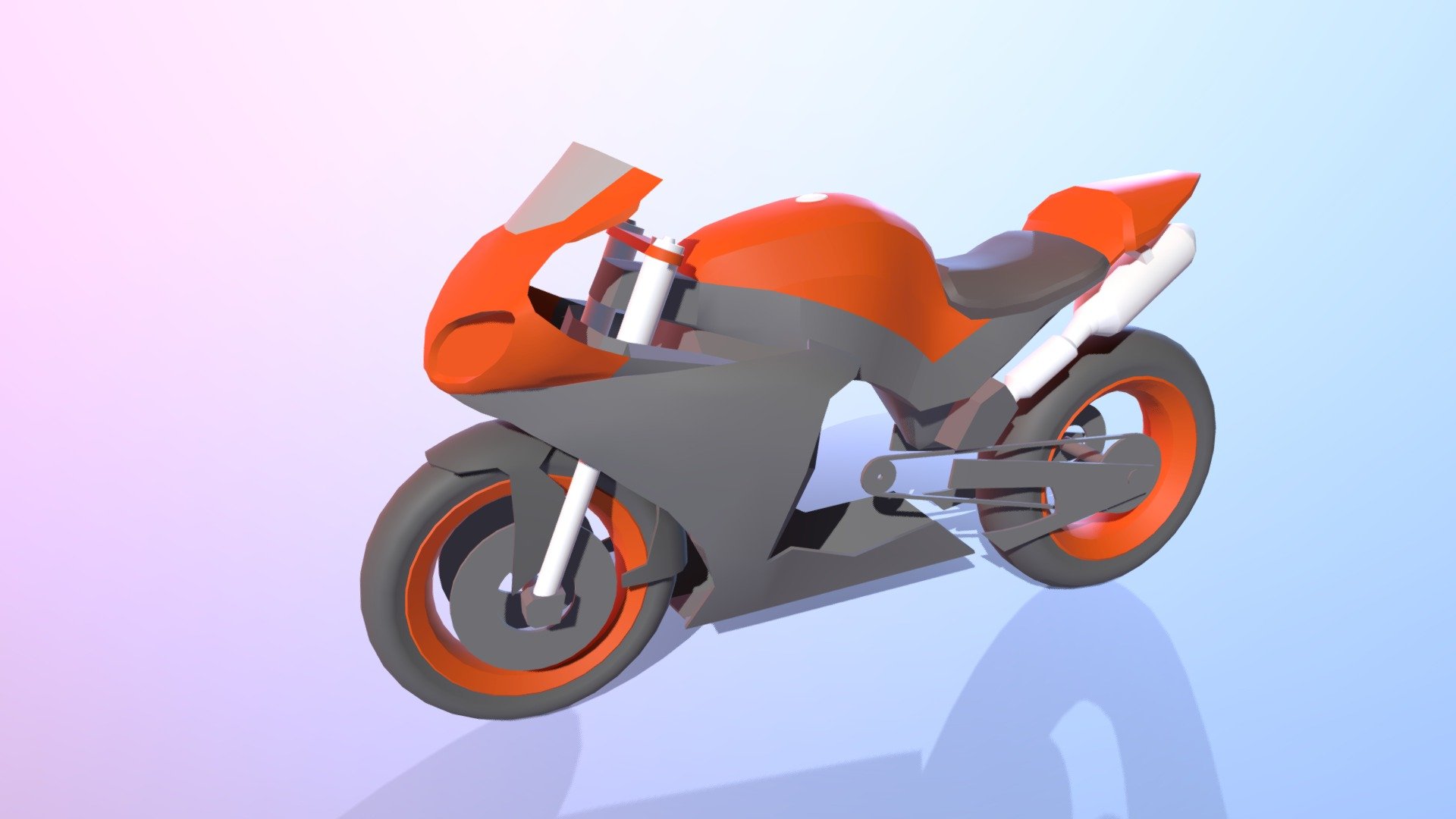 Motorrad (WIP-3) 3d model