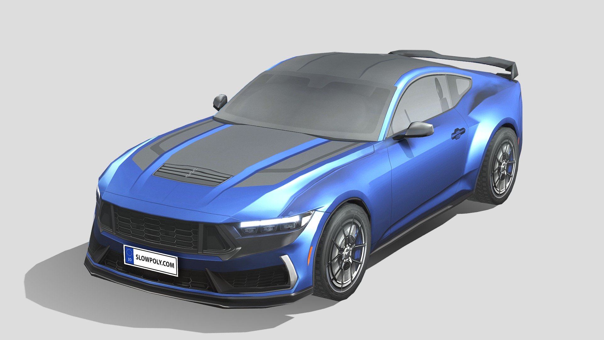 Ford Mustang Dark Horse 2023 3d model