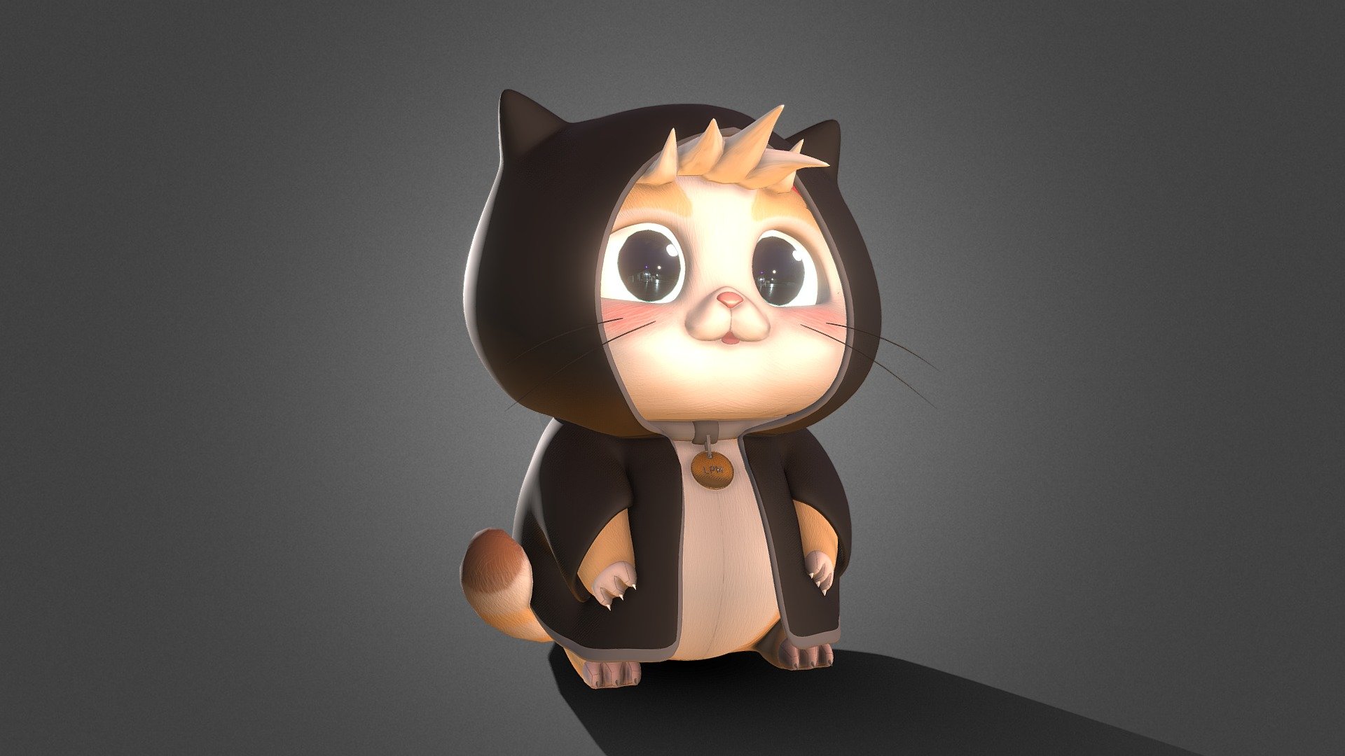 Rascal the Cat 3d model