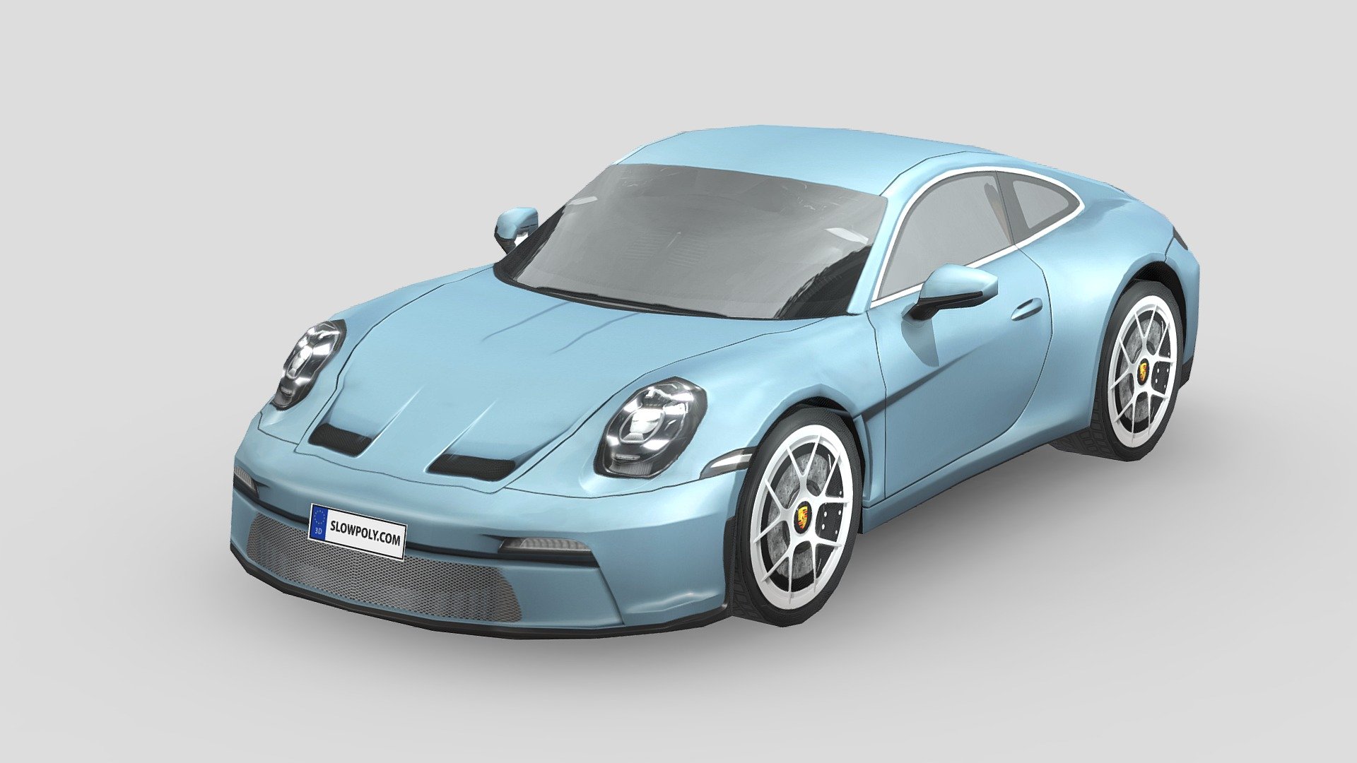 Porsche 911 S/T 2024 3d model