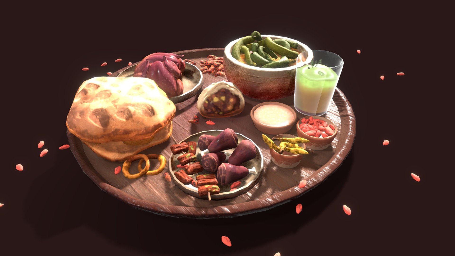 Ailurus Feast ! 3d model