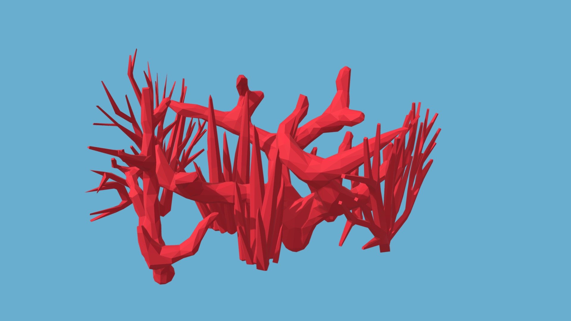 Coral 3d model