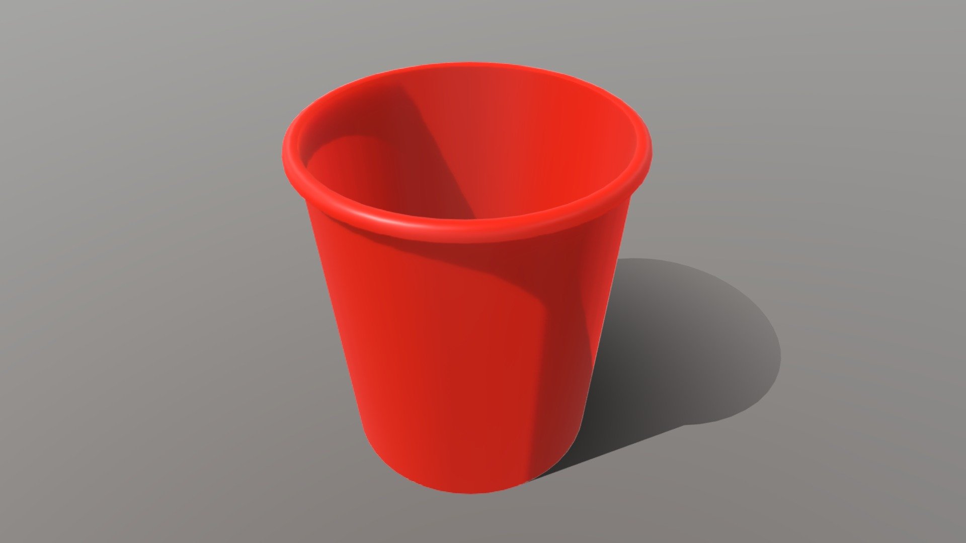 Plastic Bin 3d model