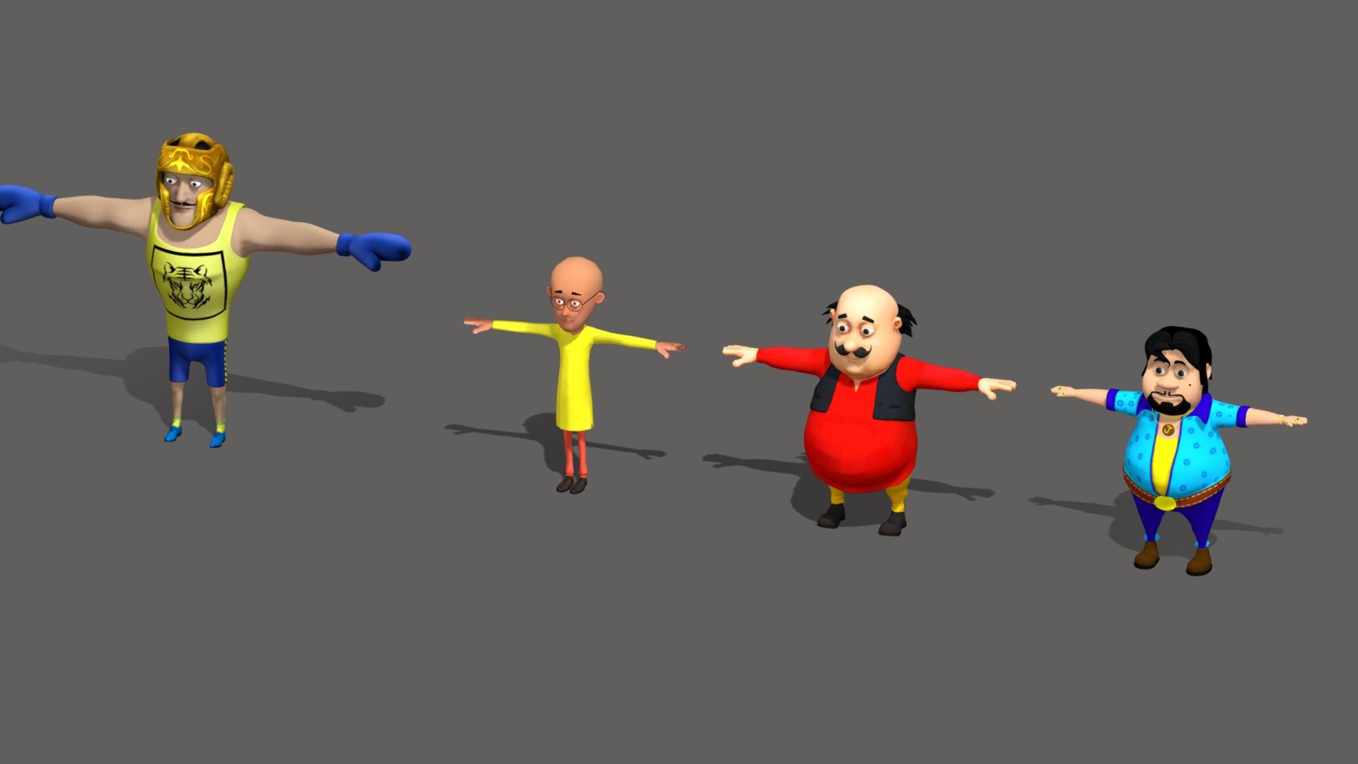 Motu Patlu 3d model