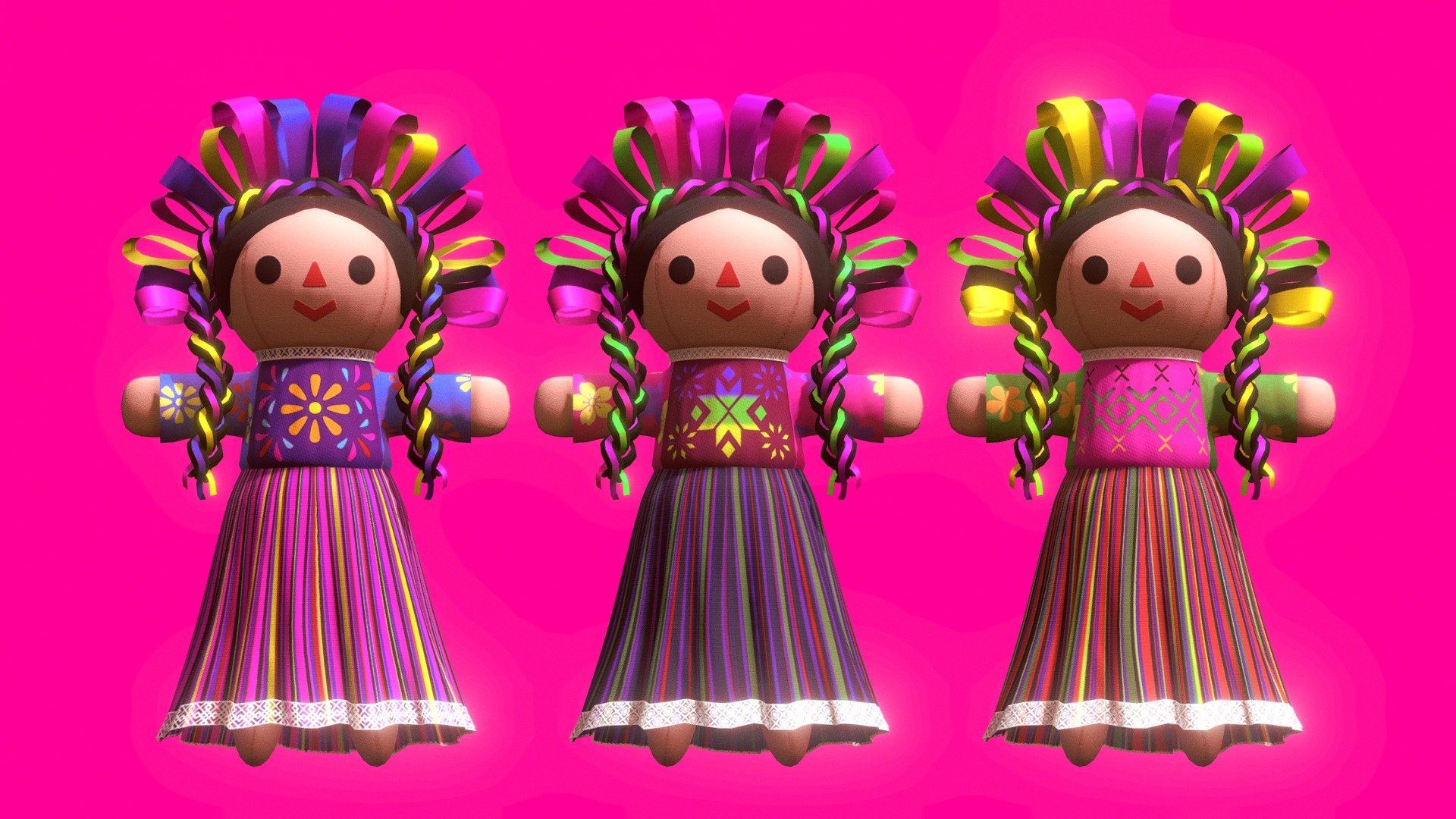 LELE DOLL / MUÑECA LELE 3d model