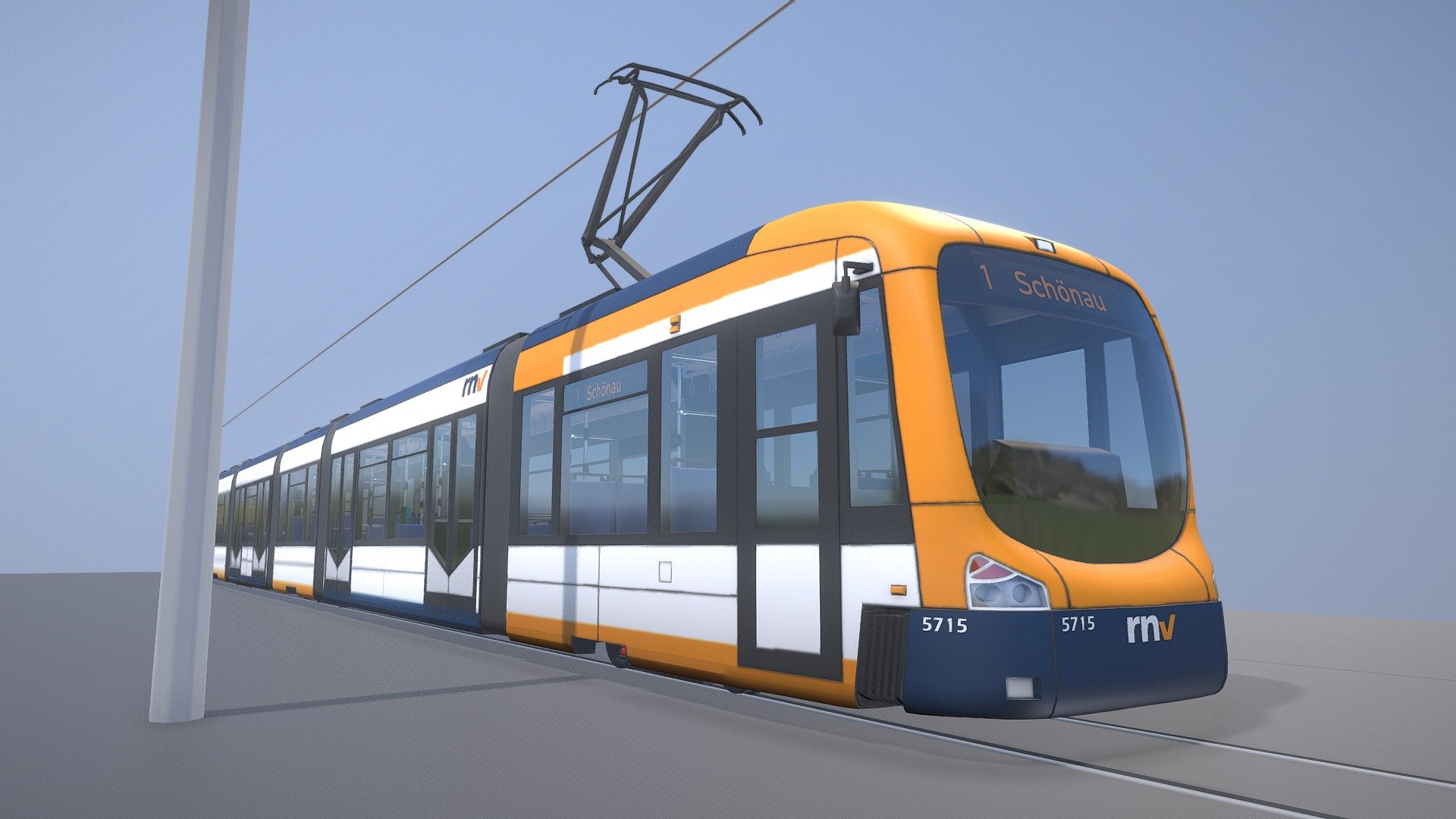 RNV8 Tram (Done) 3d model