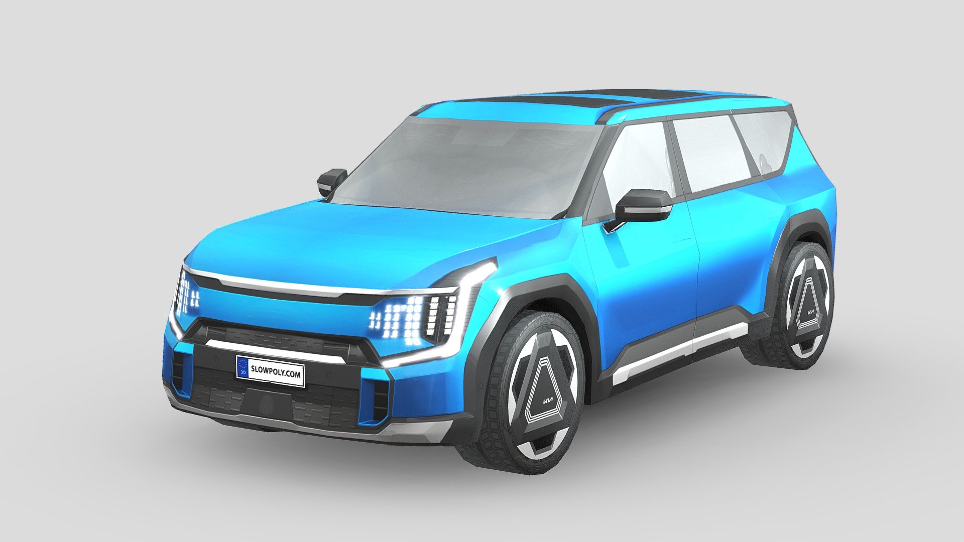 Kia EV9 GT-Line 3d model