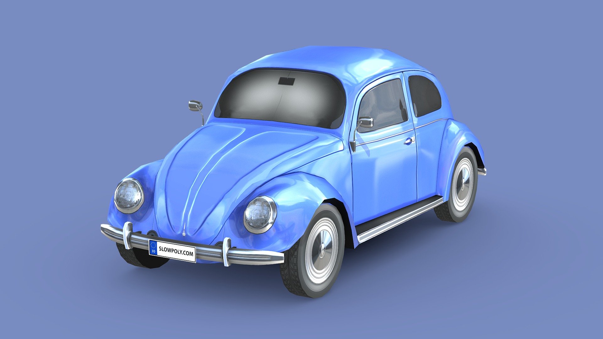 Volkswagen Beetle 1949 3d model