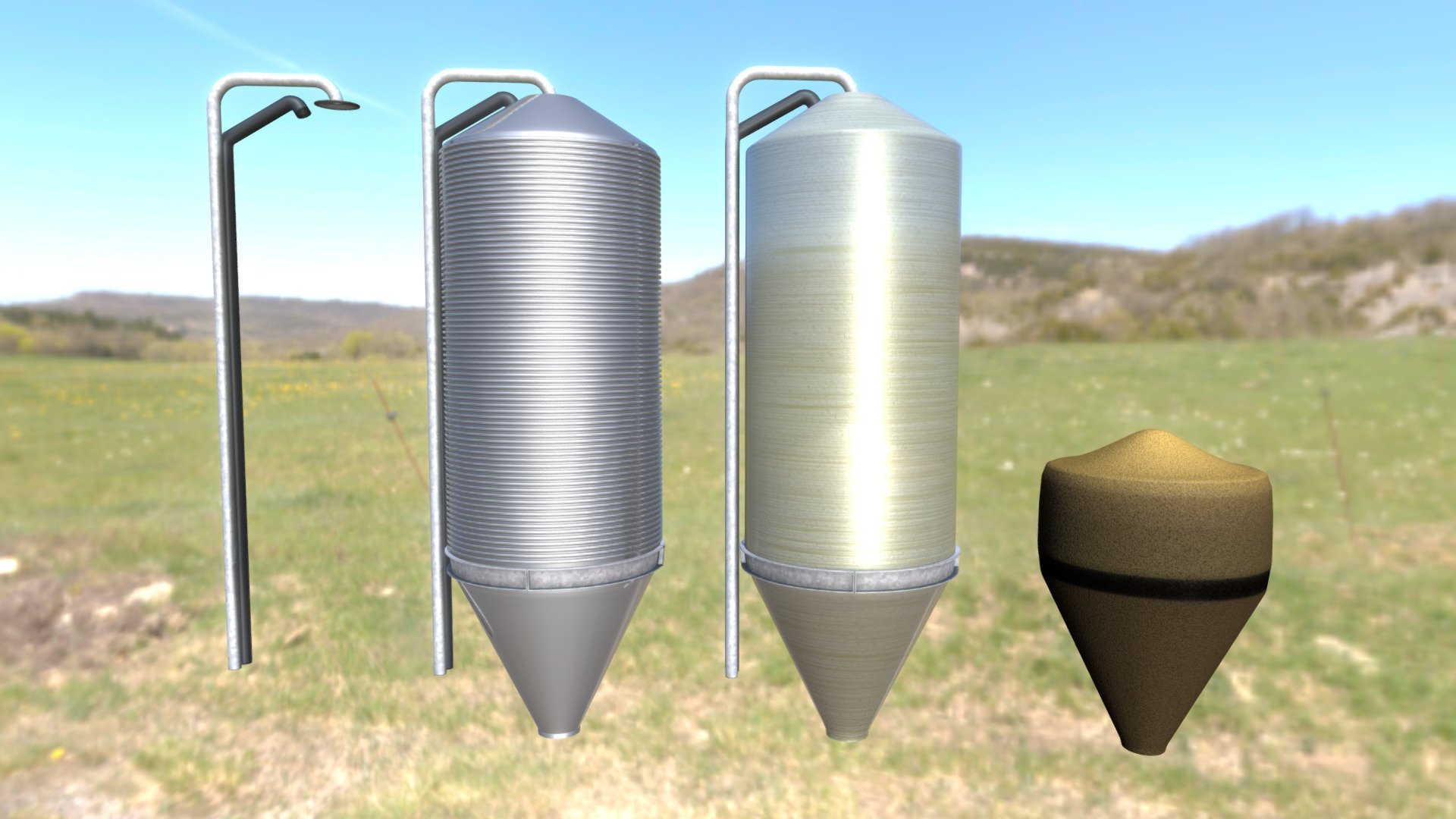 Corn Silo (WIP-1) 3d model