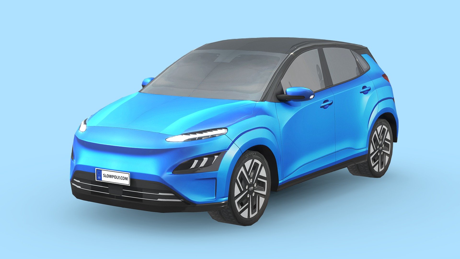 Hyundai KONA Electric 2022 3d model