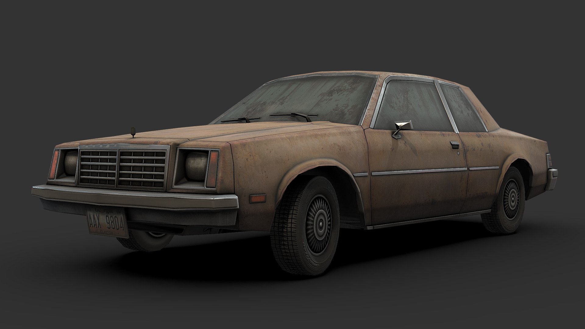 80 Coupe 3d model