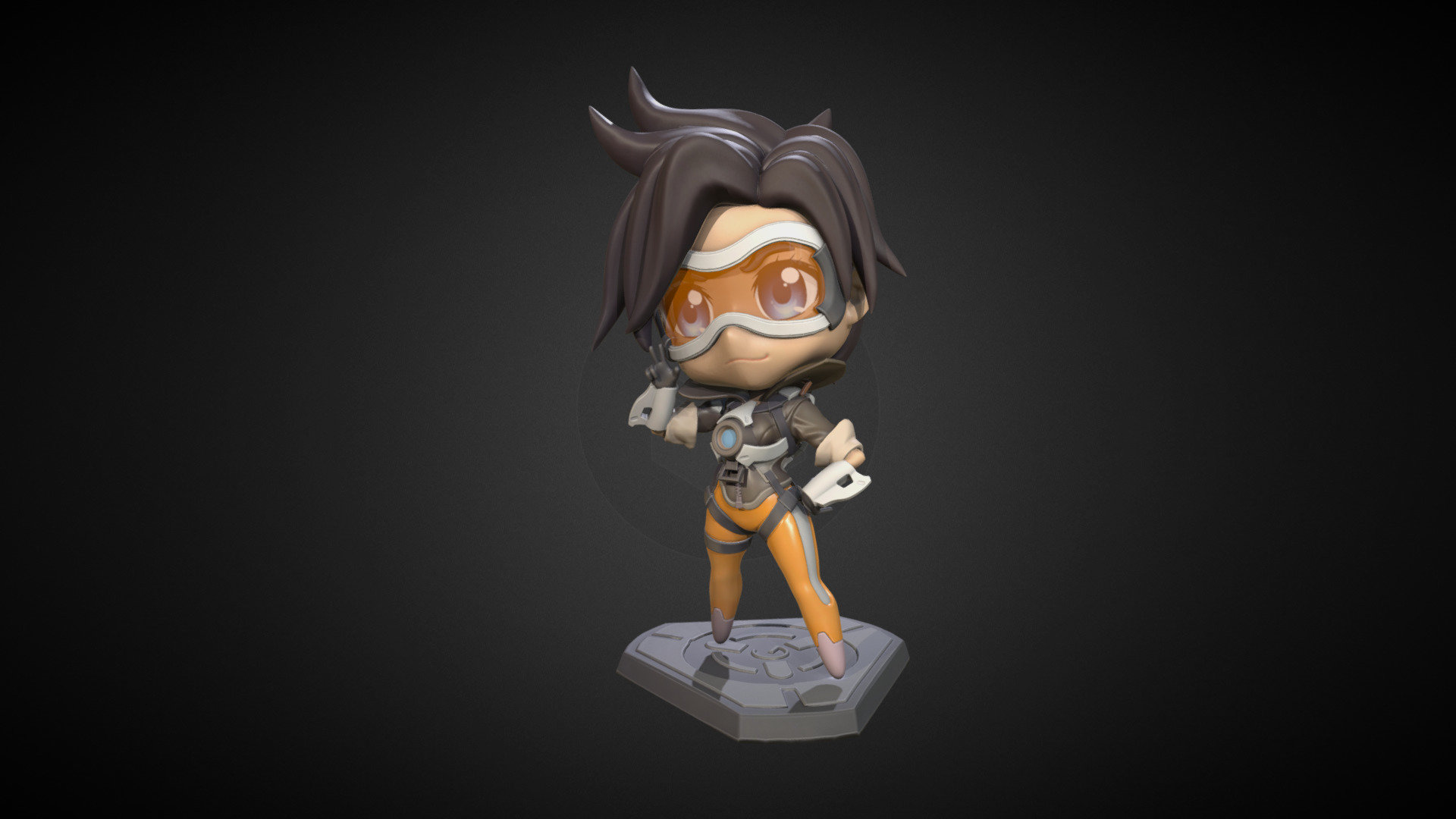 Chibi Tracer 3d model