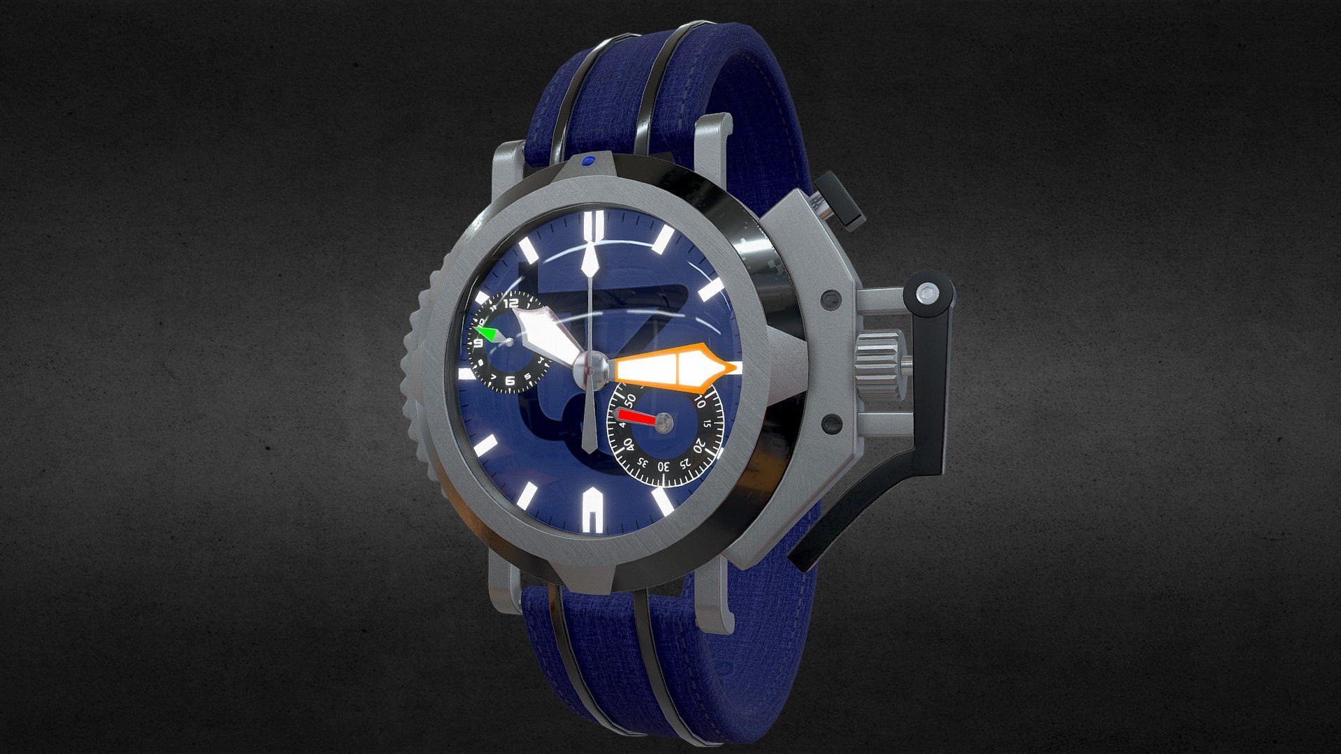 Tezos Coin Watch 3d model