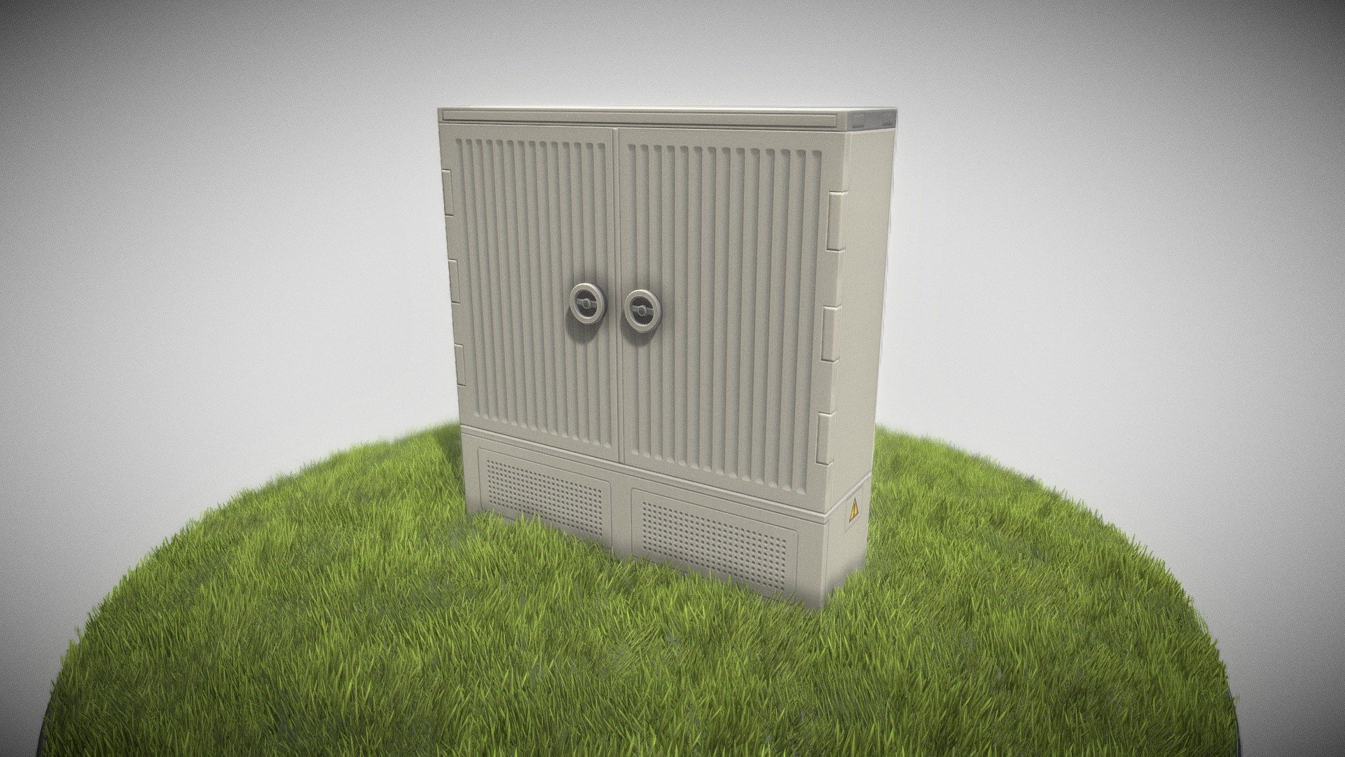 Cable Distribution Cabinet 1 3d model