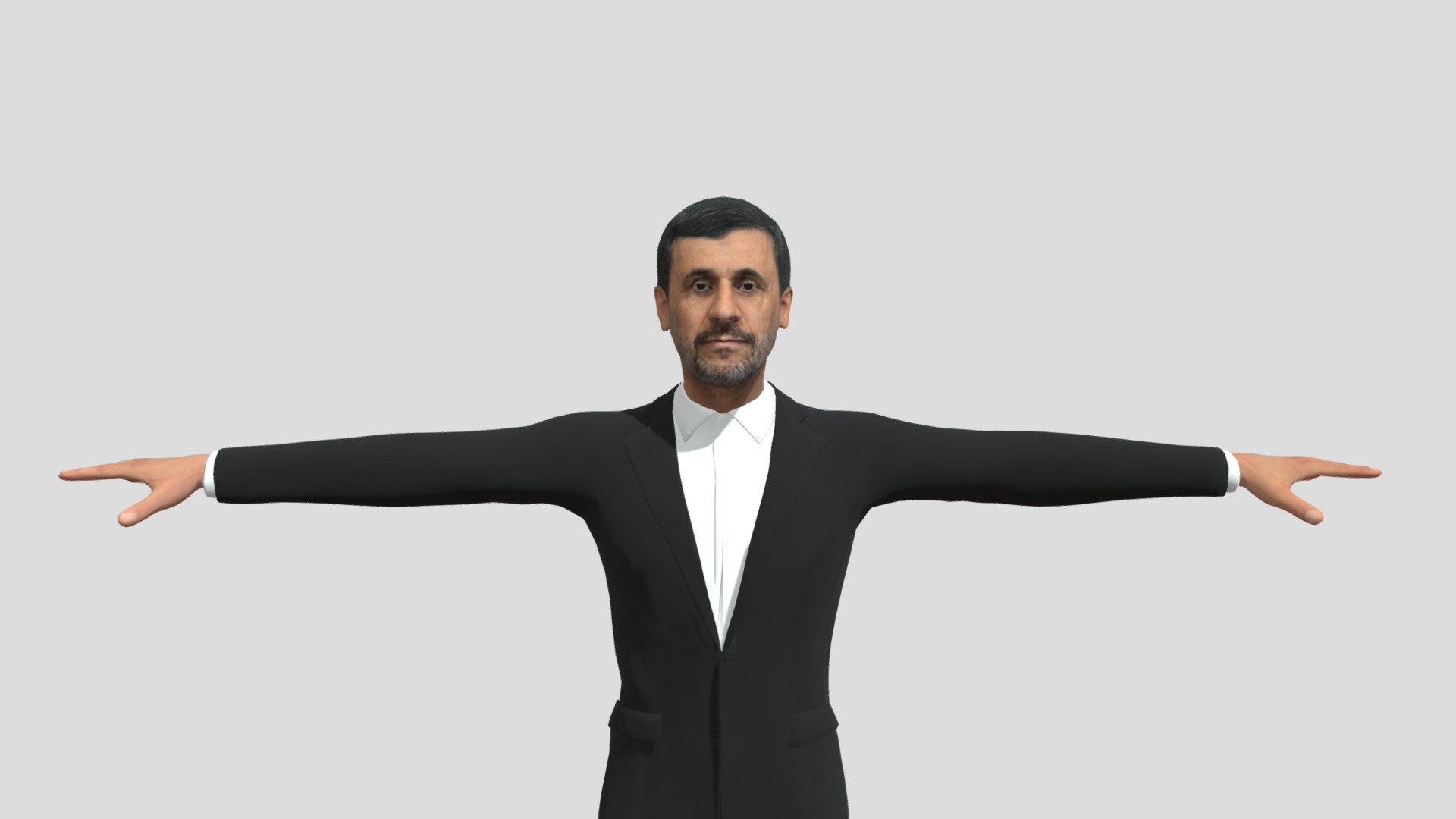 Mahmood Ahmadinejad 3D Model 3d model