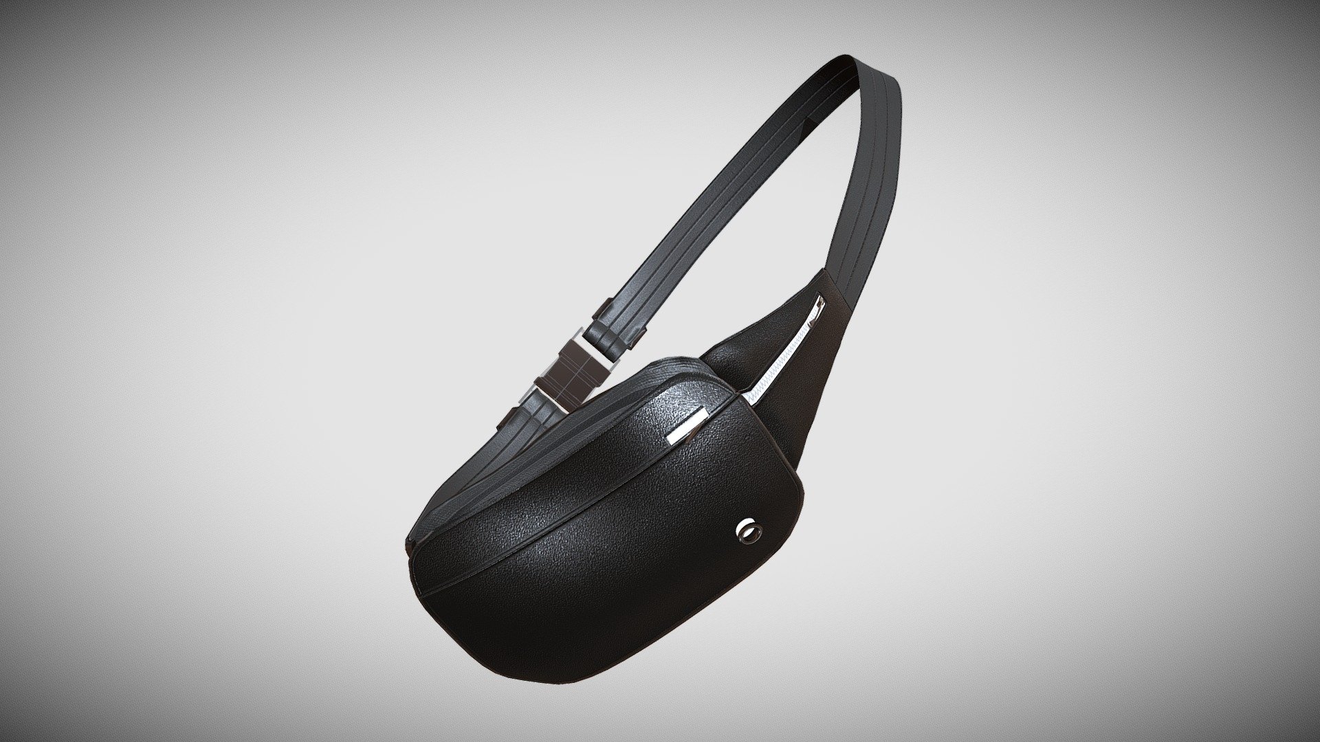 Black Side Bag 3d model