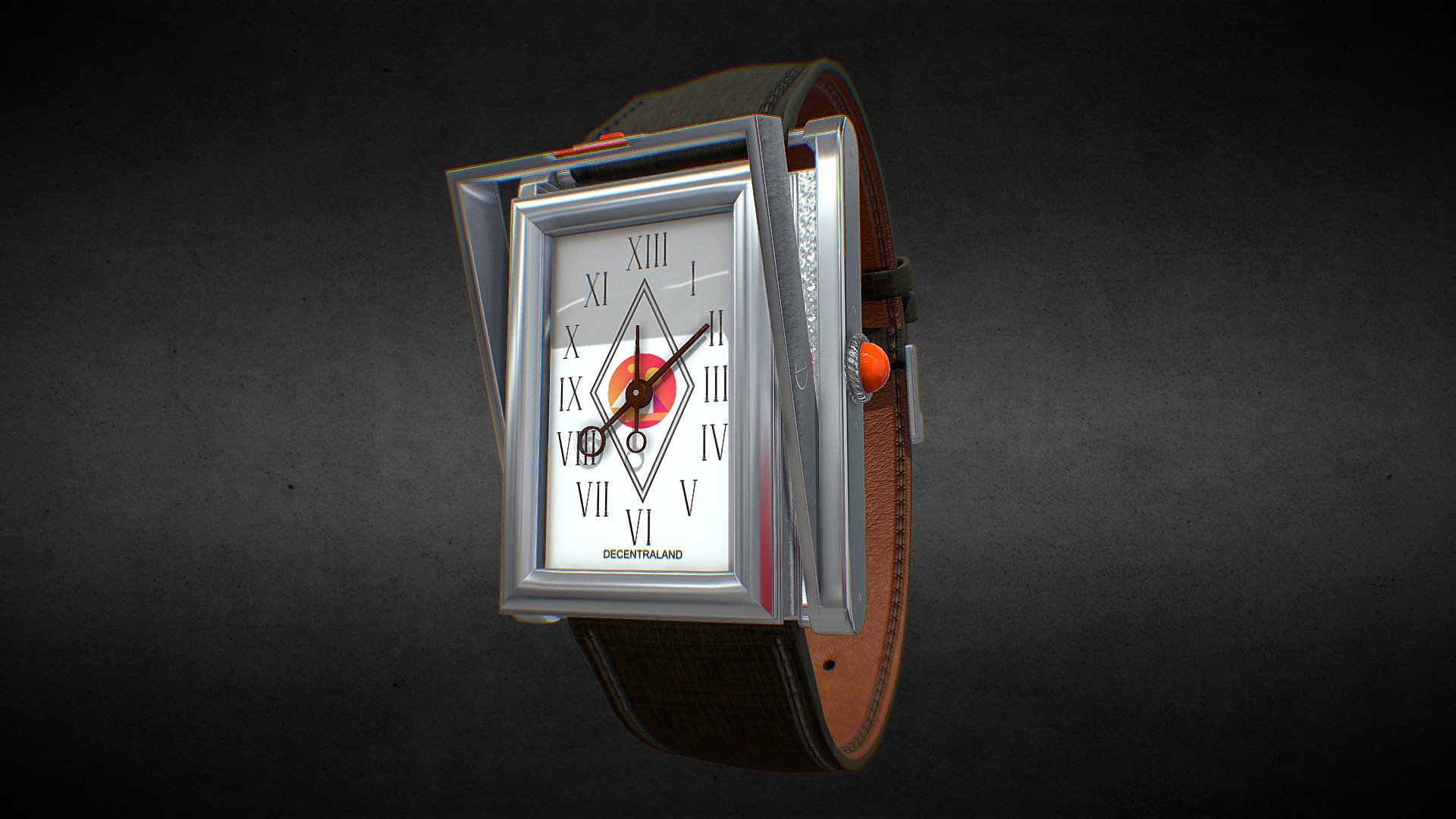 Decentraland coin Watch 3d model