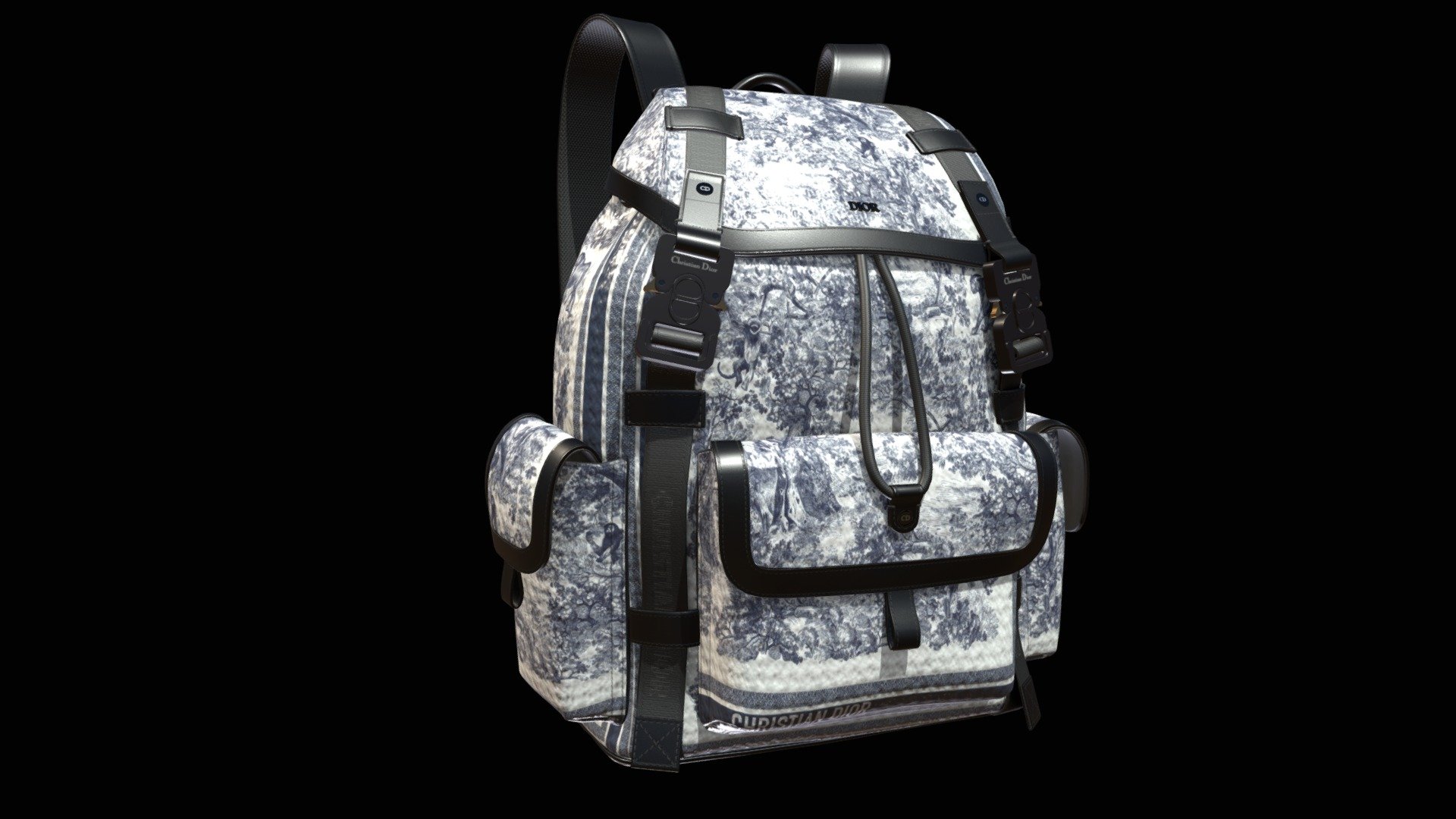 DIOR BACKPACK inspired in Hit The Road Model 3d model