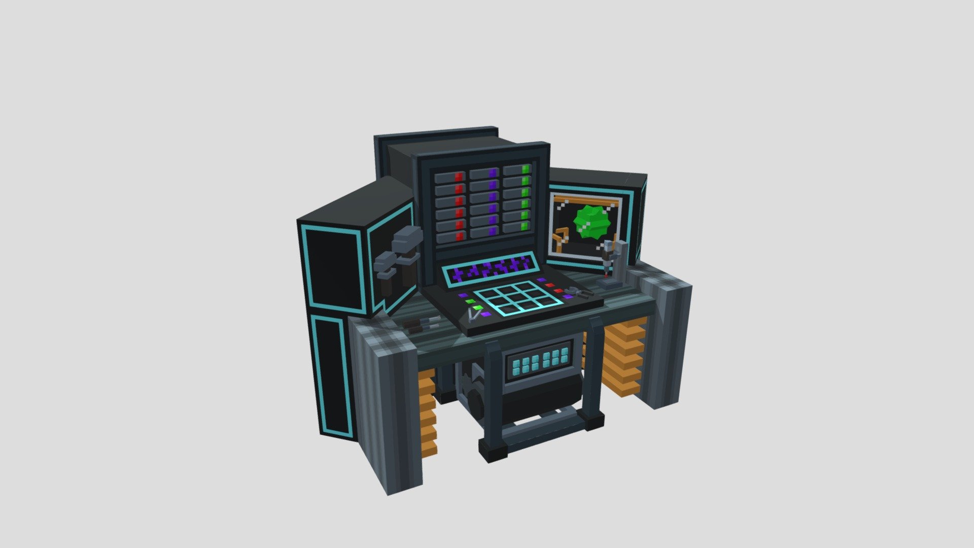 Workstation Level 5 3d model