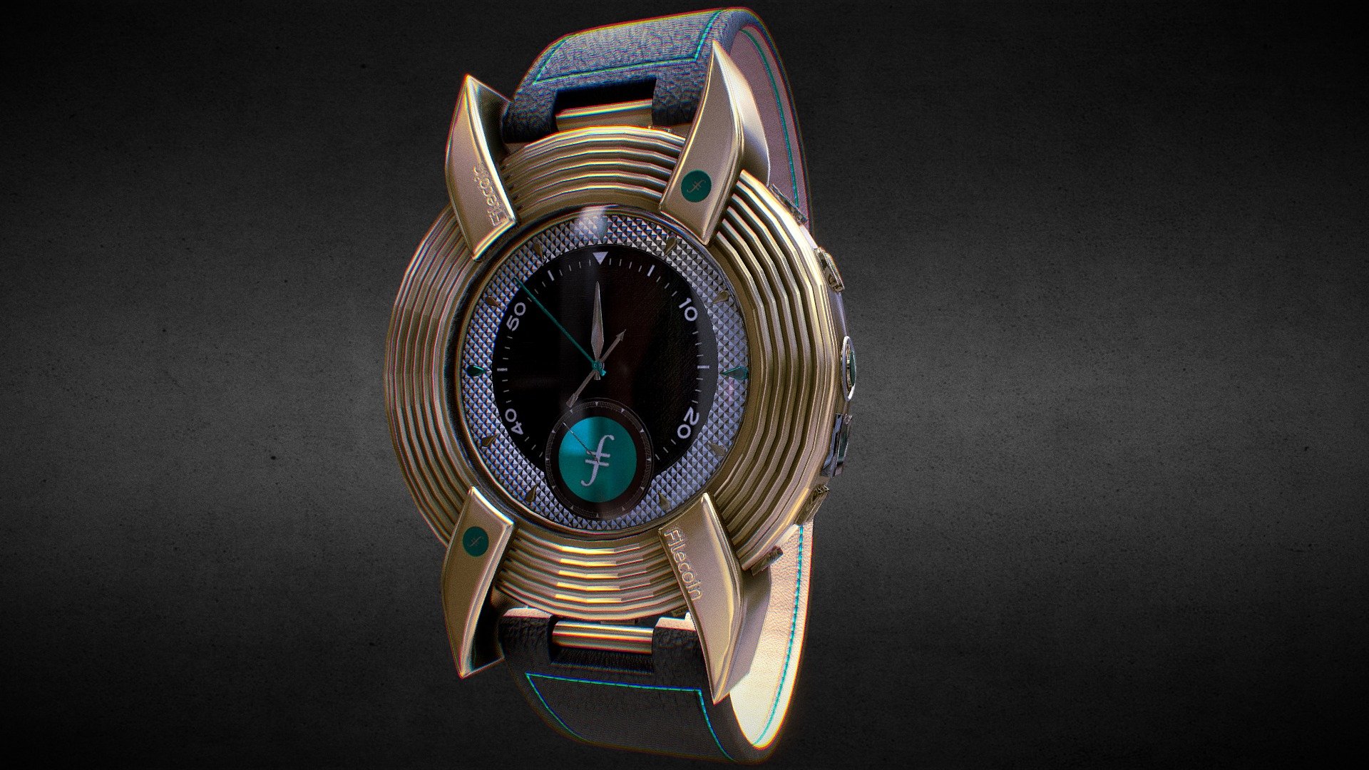 Filecoin Watch 3d model