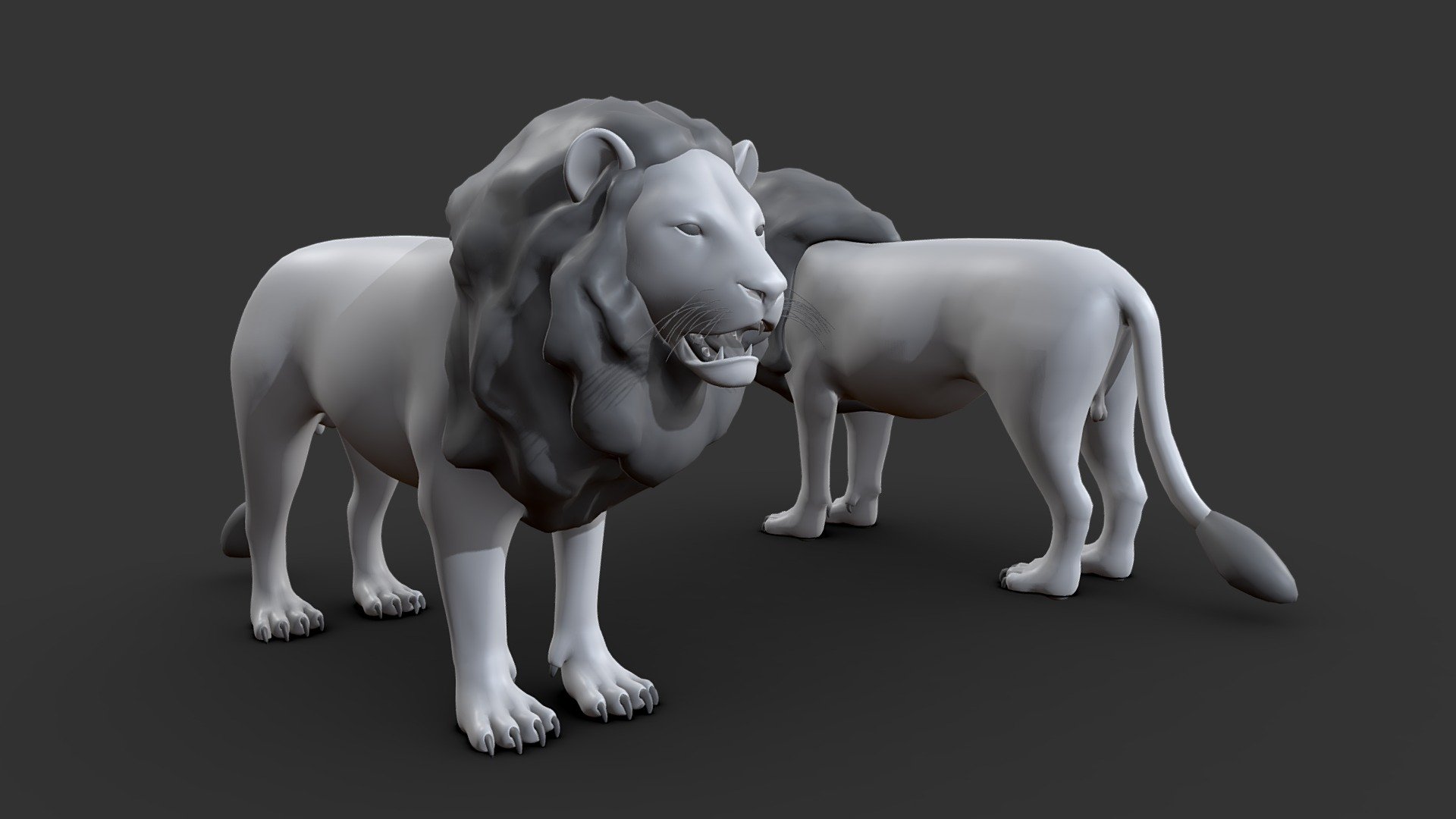 Lion 3d model