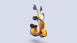 Stylized Moped