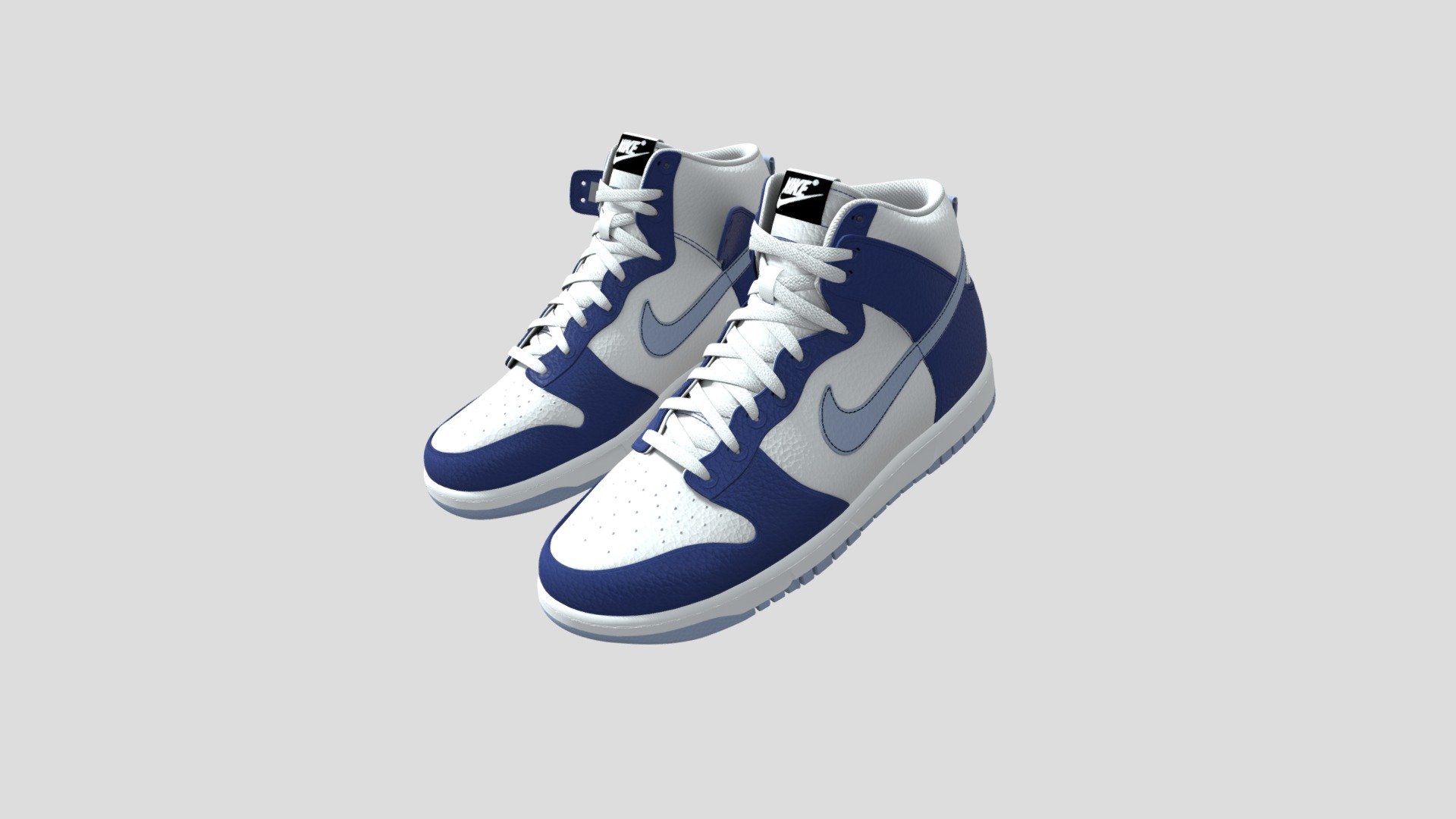 Nike Dunk High 3d model