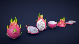 Stylized Pitaya / Dragon Fruit