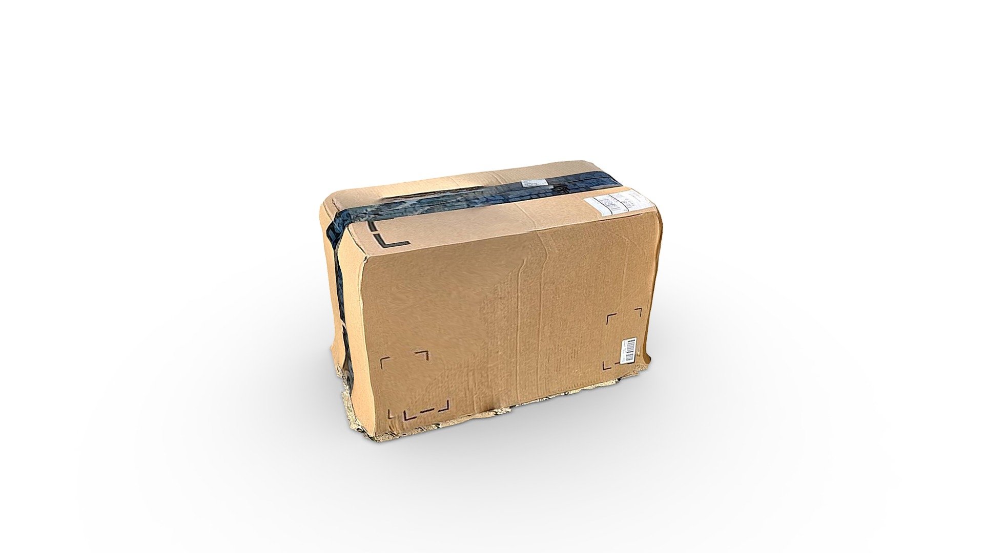 Large Nike Shipping Box 3d model