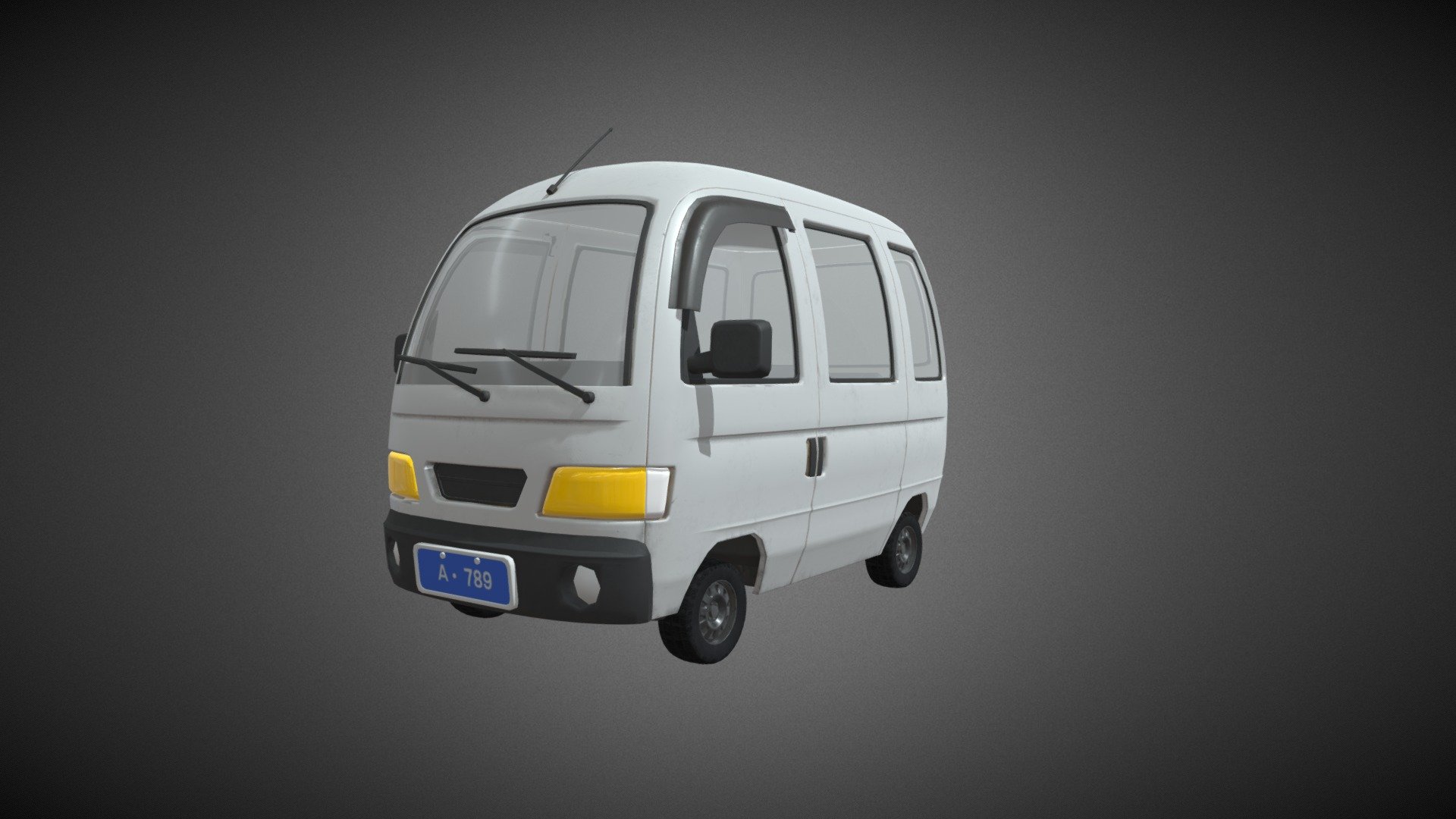 car mini car 3d model