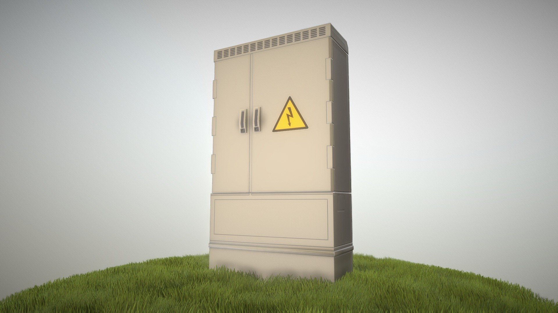 Cable Distribution Cabinet 3 3d model