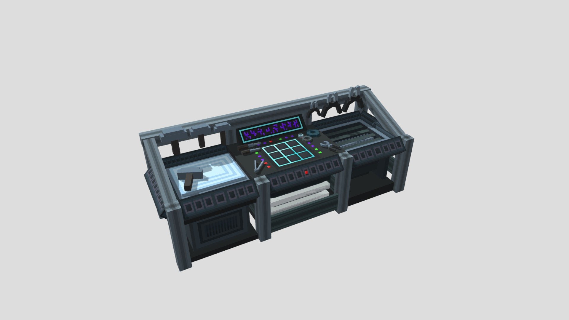 Workstation Level 4 3d model