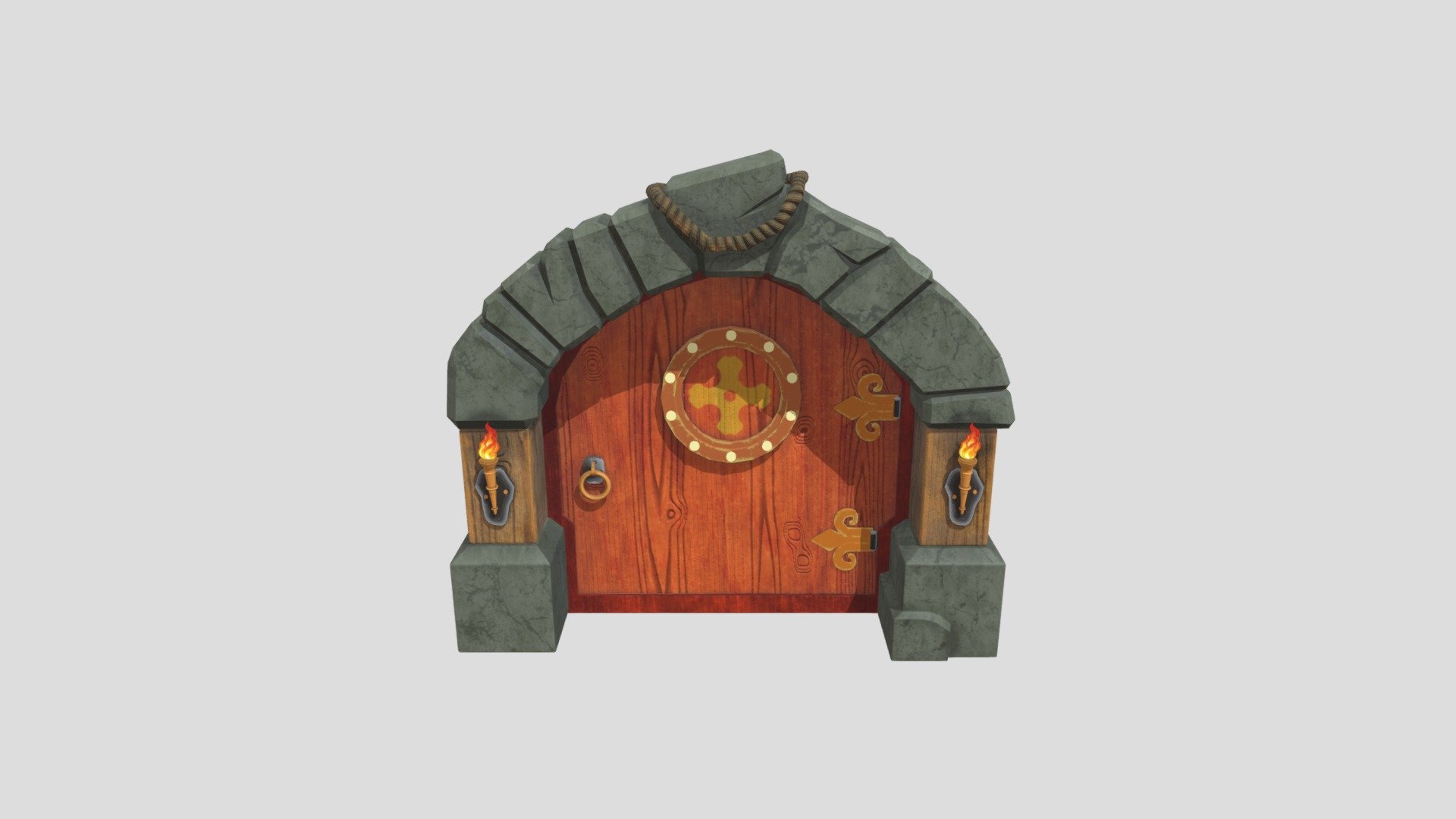 old gate 3d model