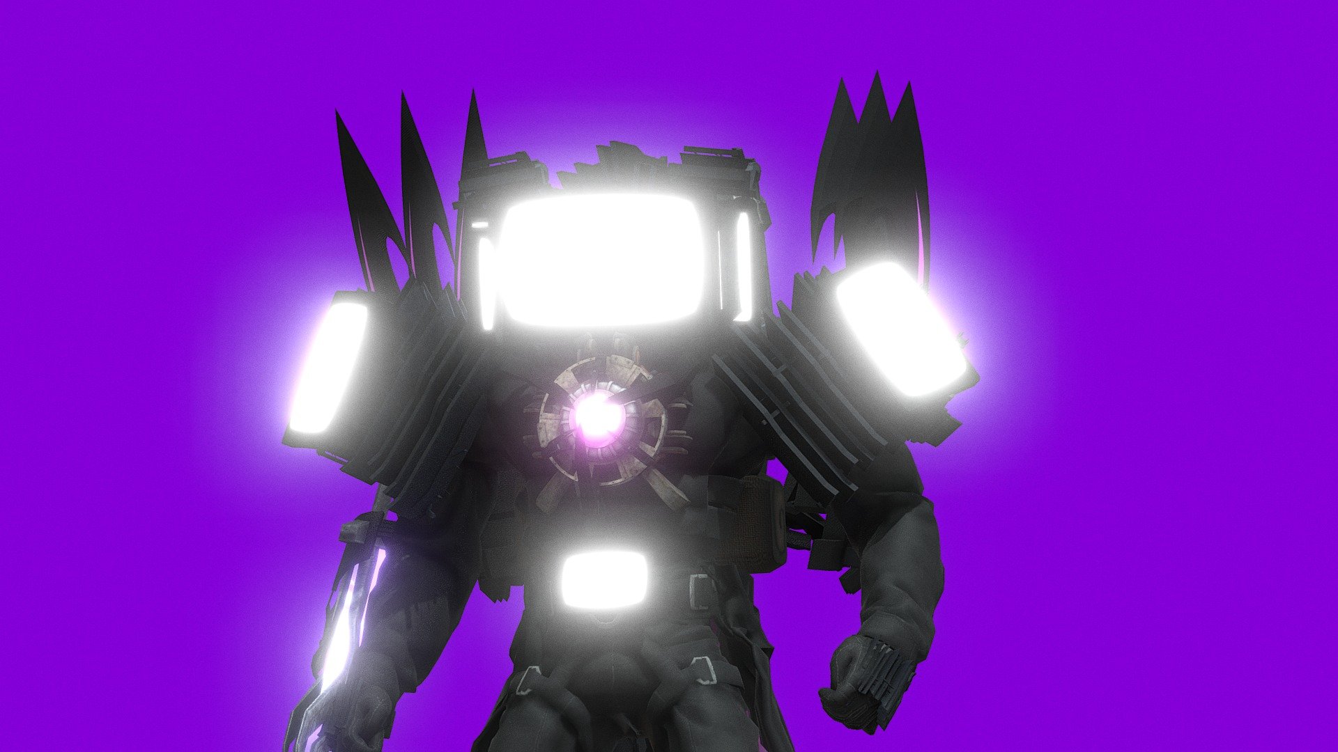 Remake Upgraded Titan TvMan 3d model