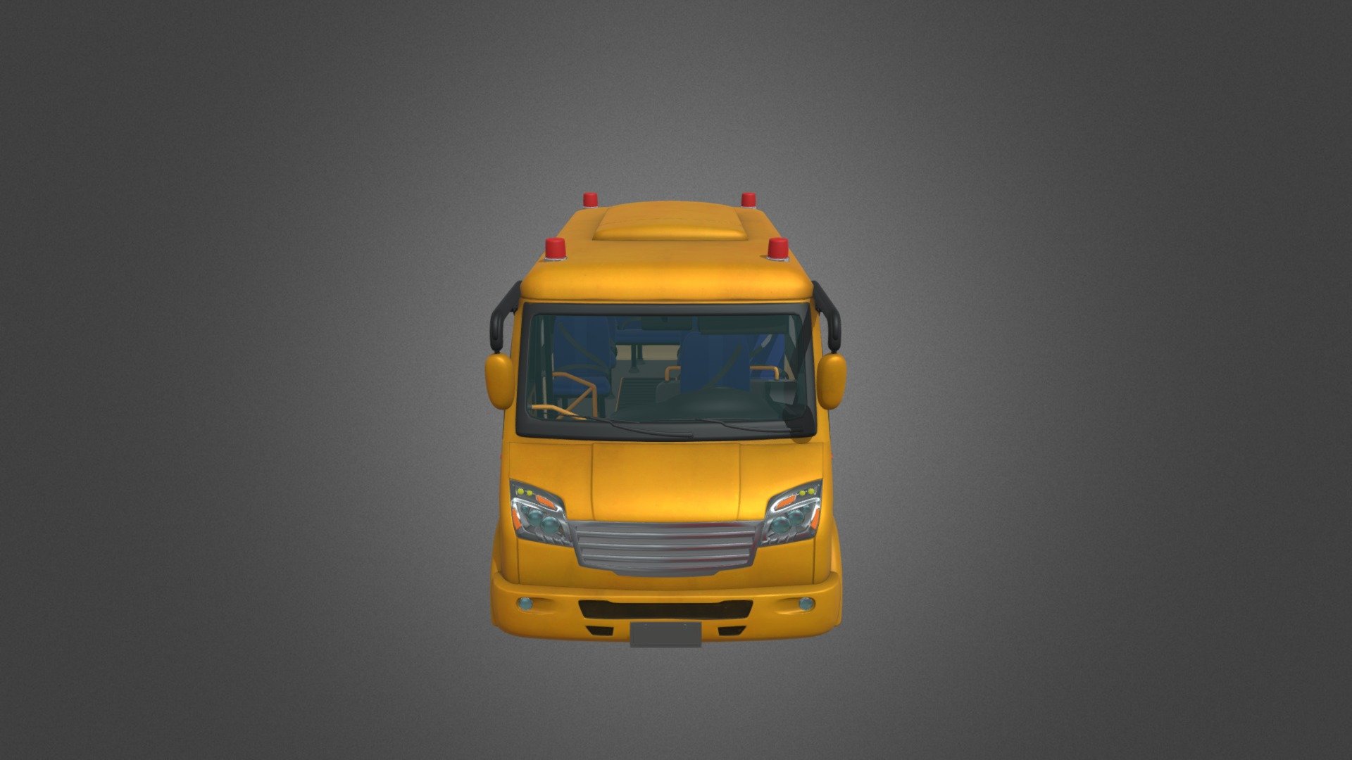 school bus 3d model