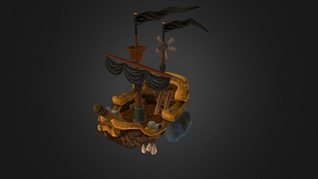 Pirateship Stage3 3d model