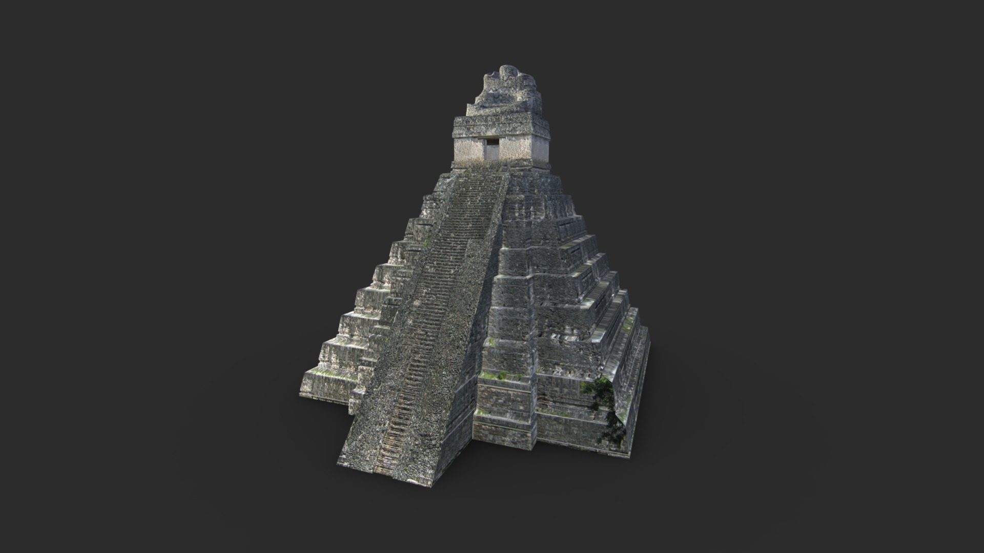 Tikal Temple 1 3d model