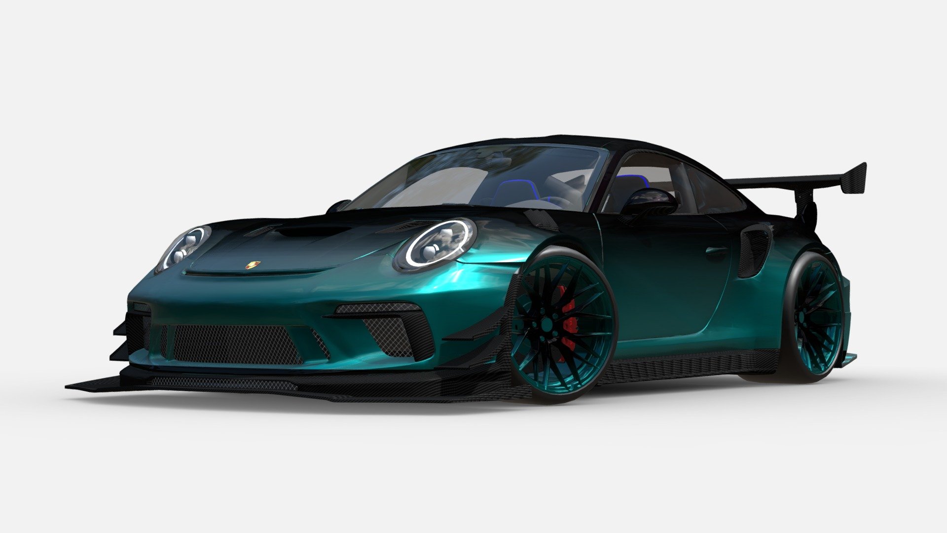 3d model 911 GT3 RS 3d model