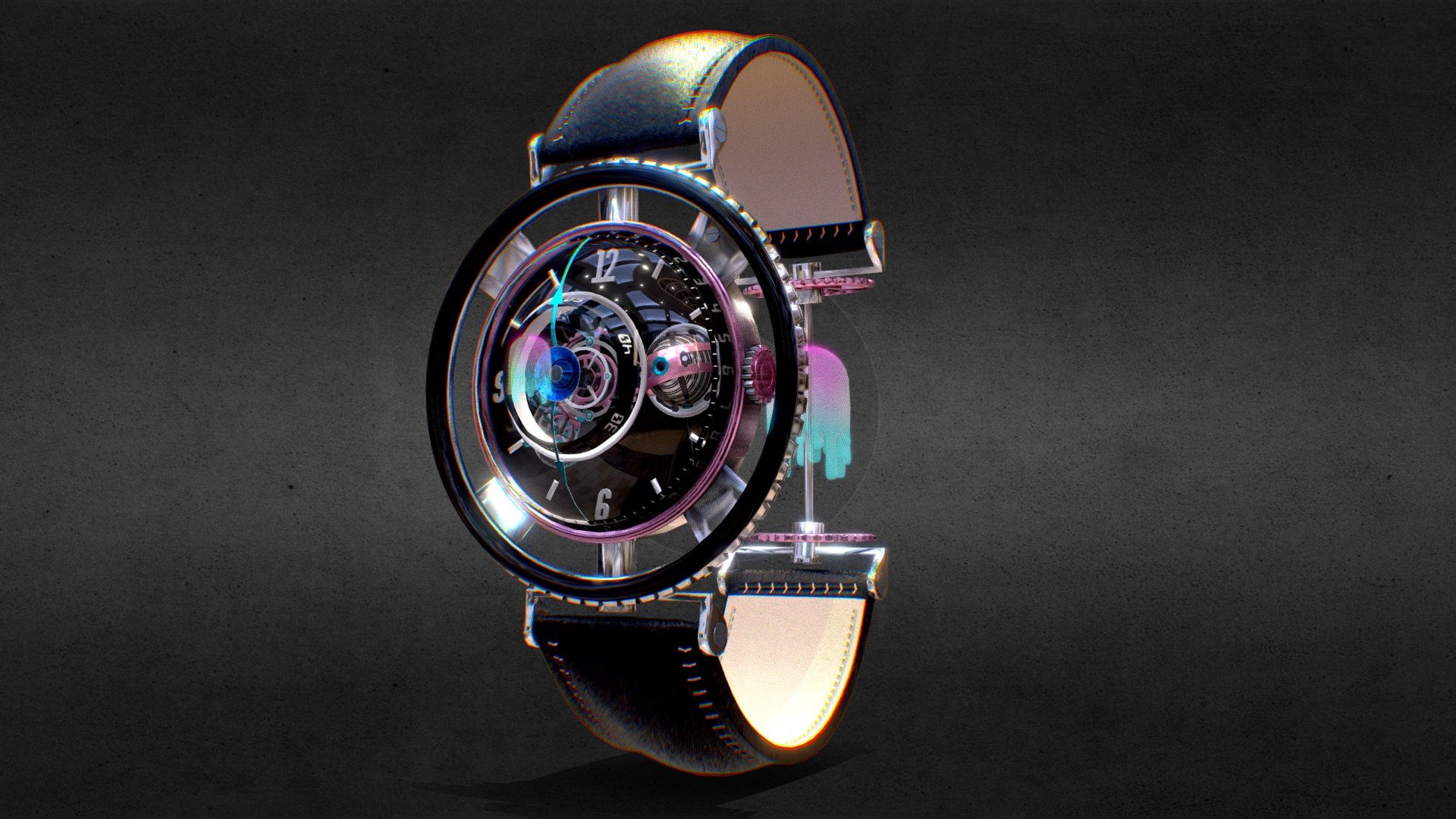 AAVE Coin Watch 3d model