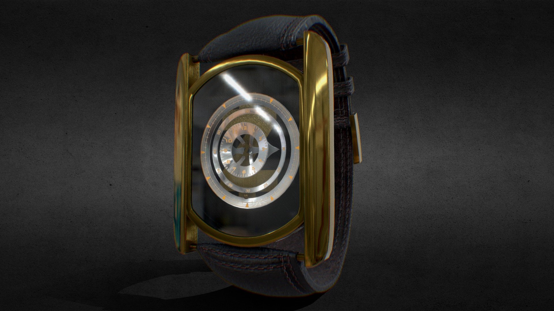 Zcash Coin Watch 3d model