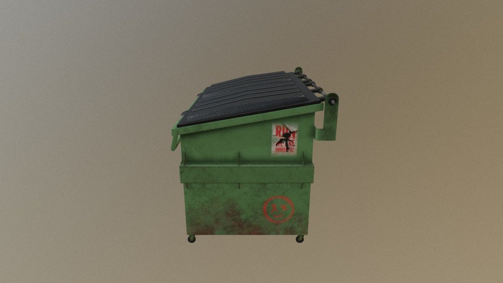 Dumpster 3d model