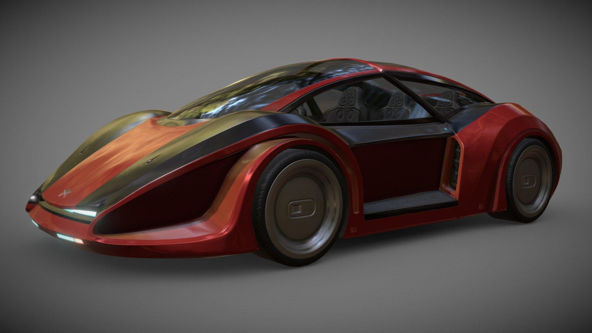 CAR 9 SCIFI (3Dpro) 3d model