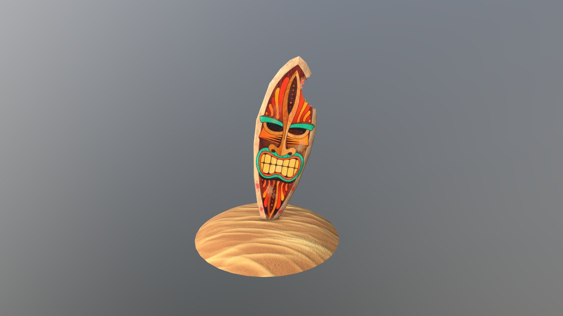 Surf board 3d model