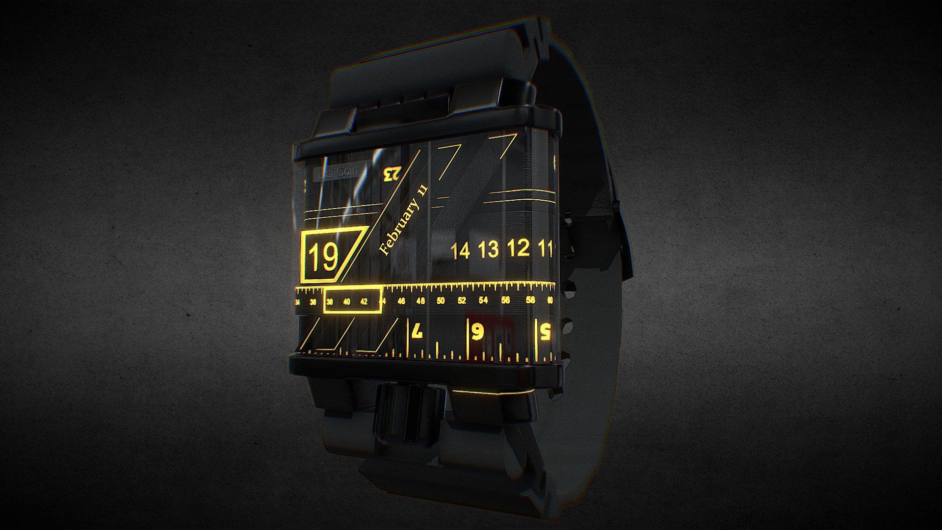 Dai Coin Watch 3d model