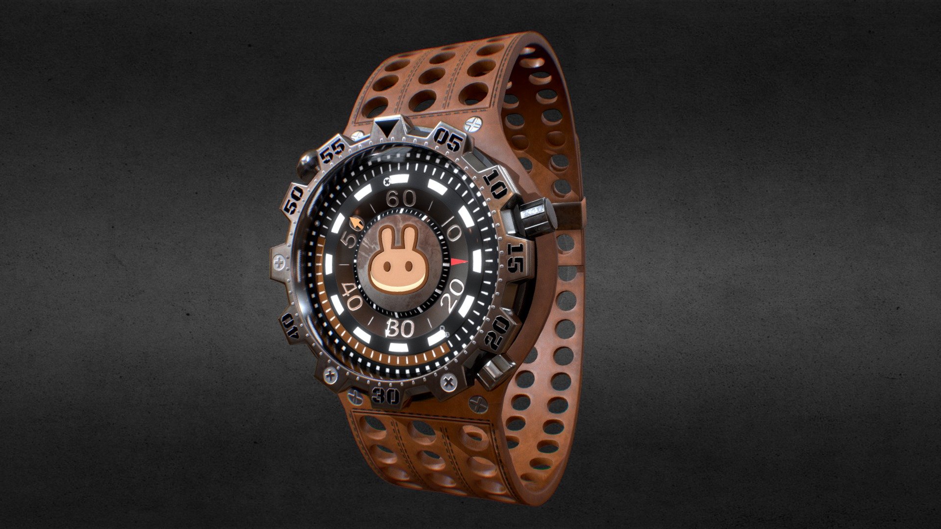 Pankake Swap Coin Watch 3d model