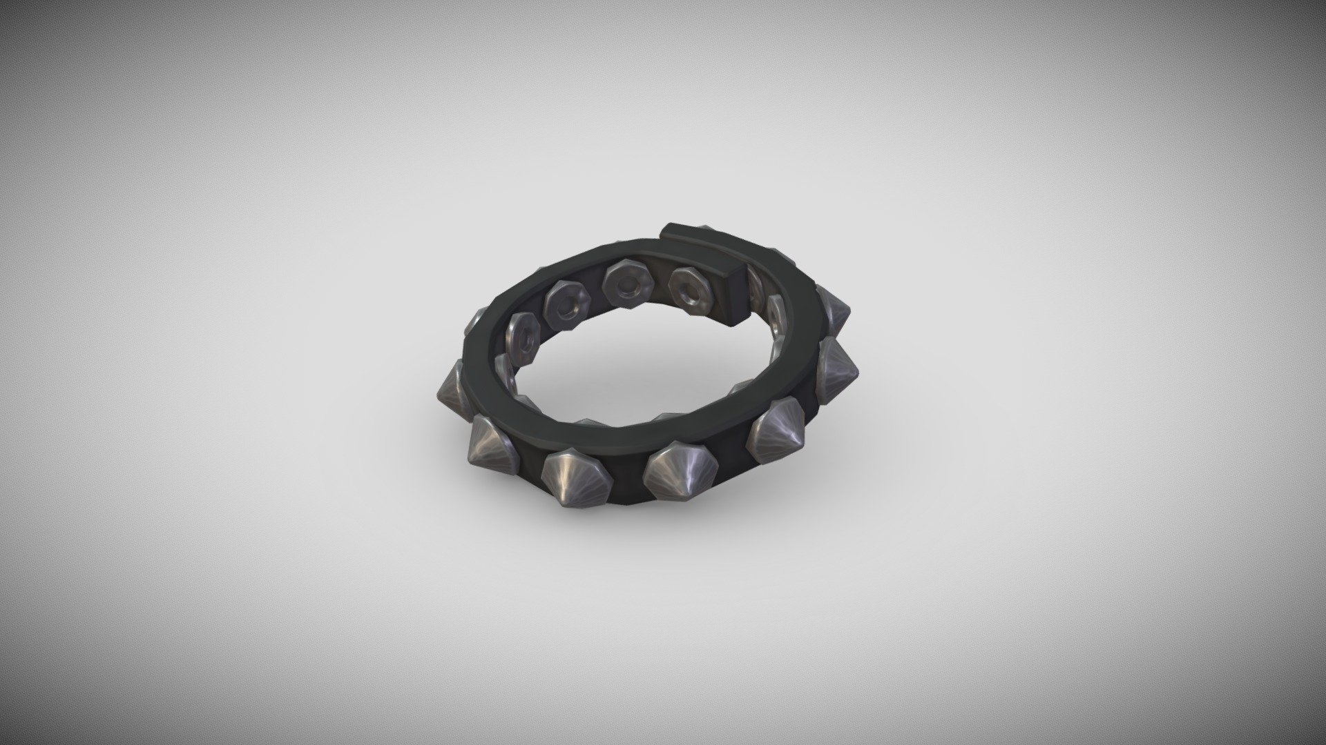 Punk Bracelet Slimmest Version 4 3d model