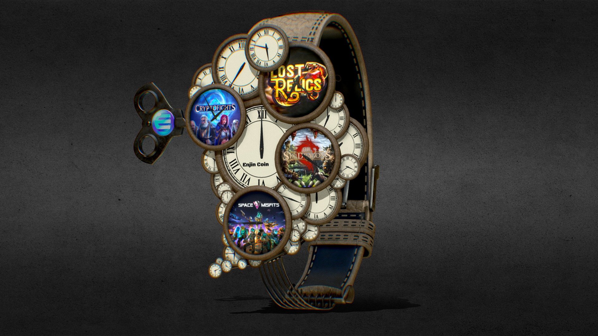 Enjin Coin Watch 3d model